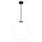 Cwi Lighting Hoops 1 Light LED Chandelier With Black Finish 1273P24-1-101 - alternate 6